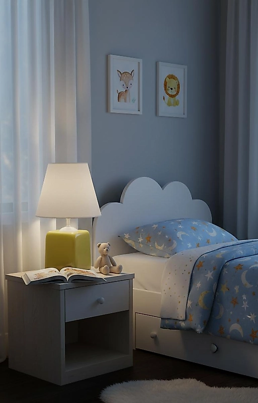 Dekoratif Küp  Seramik Abajur  ABJ0055