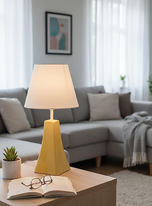 Dekoratif Eyfel Kulesi  Seramik Abajur  ABJ0057