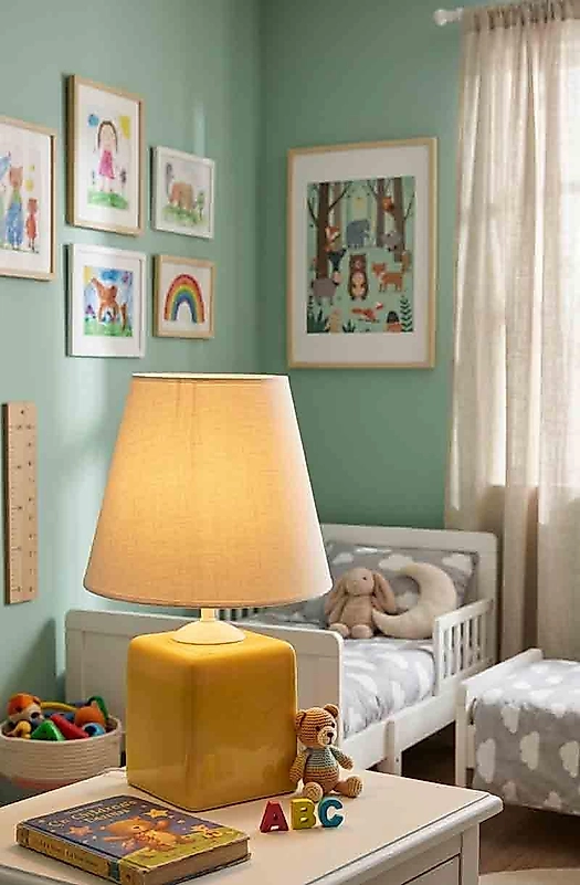 Dekoratif  Küp Formunda  Seramik  Abajur ABJ0088