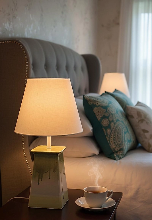 Dekoratif Dikdörtgen Konik Abajur  ABJ0009