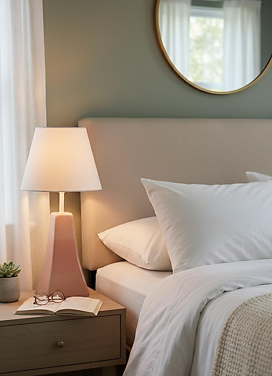 Dekoratif Eyfel Kulesi  Seramik Abajur  ABJ0016