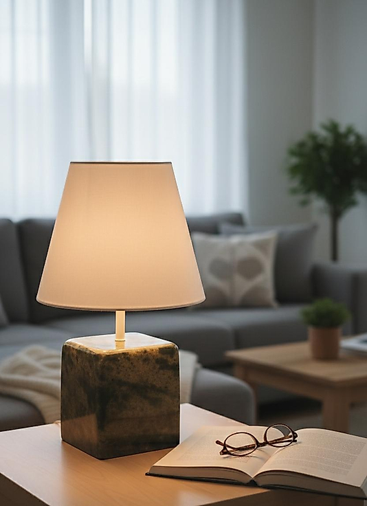 Dekoratif Küp  Seramik Abajur  ABJ0062