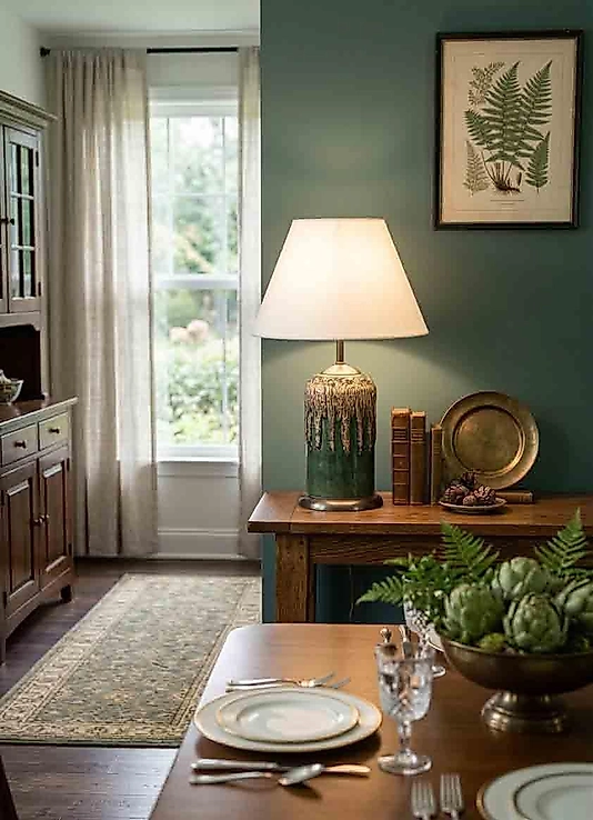 Dekoratif Silindirik Altın Yaldızlı  Abajur  ABJ0101