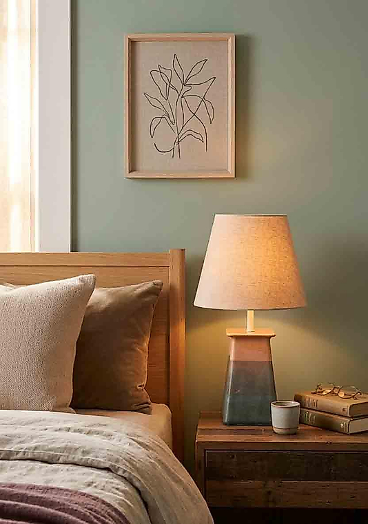 Dekoratif  Dikdörtgen konik  Seramik  Abajur ABJ0086