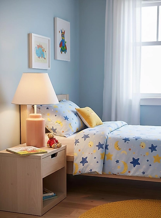 Dekoratif Silindirik Formlu Seramik Abajur  ABJ0026